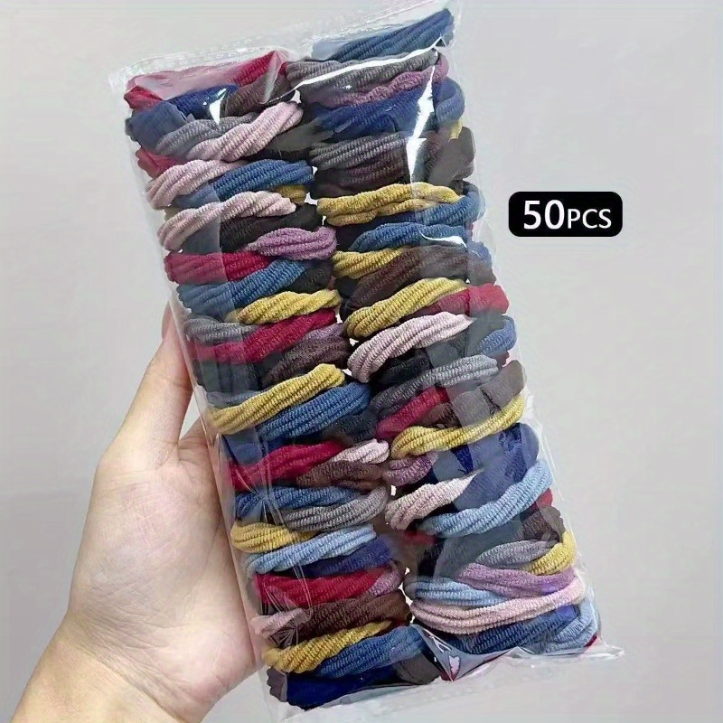 Travel Accessories Aesthetic - 50 PCS Lazos para el Cabello
