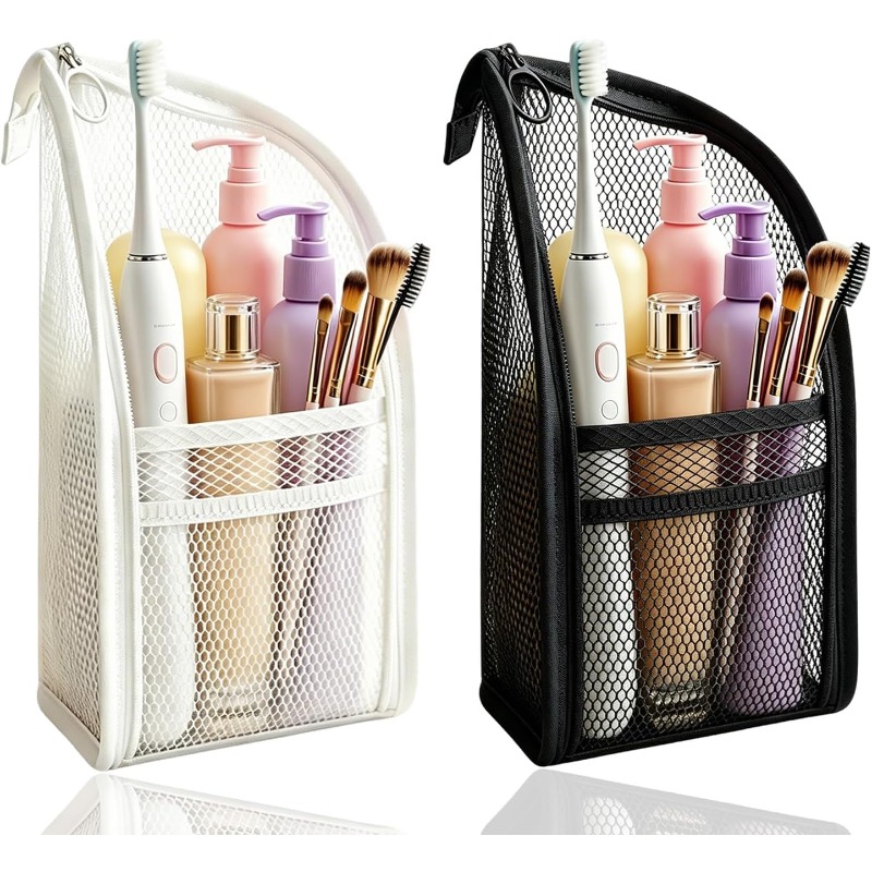Travel Packing Accessories - Bolsa de aseo de malla transpirable