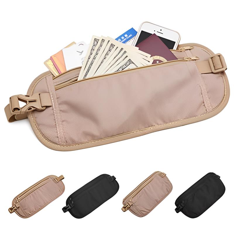 Money Belt Hidden - Riñonera Antirrobo Oculta para Deporte y