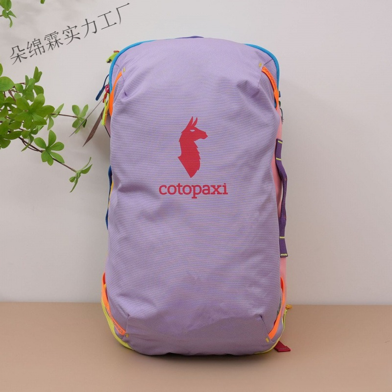 Travel Packing Accessories - Mochila Impermeable con Bloques de Color