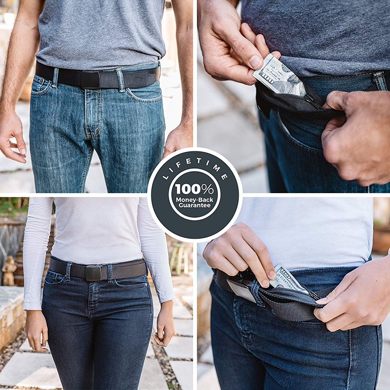 Money Belt Hidden - Riñonera antirrobo de viaje de 120