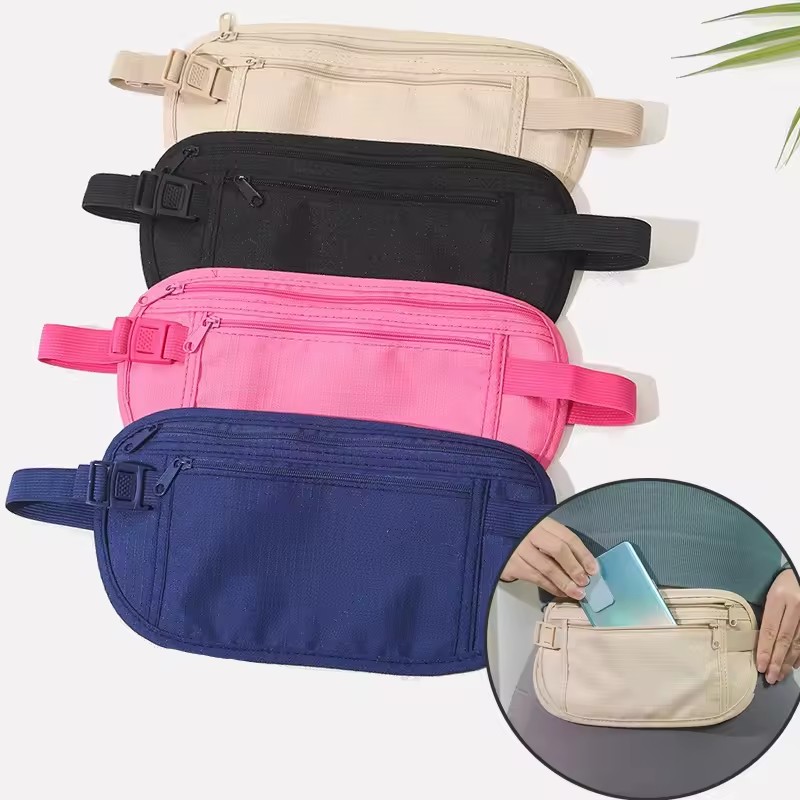 Money Belt Hidden - Riñonera deportiva invisible para correr, bolsa