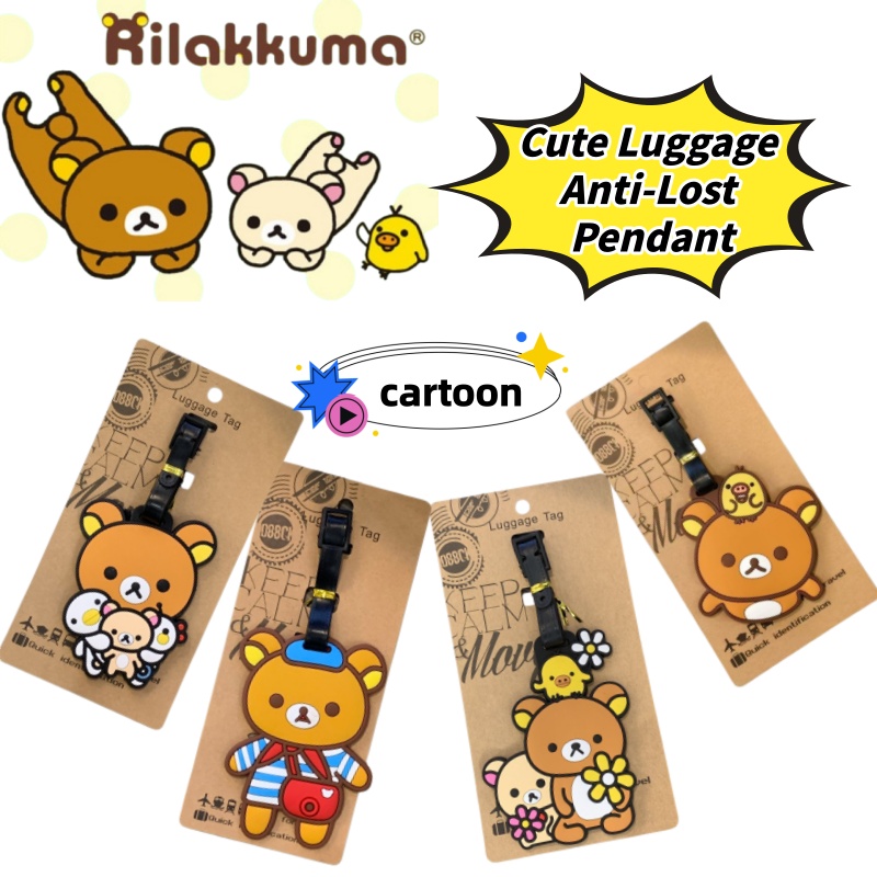 Travel Accessories For Japan - Etiqueta de Equipaje Personalizada Creativa Rilakkuma,