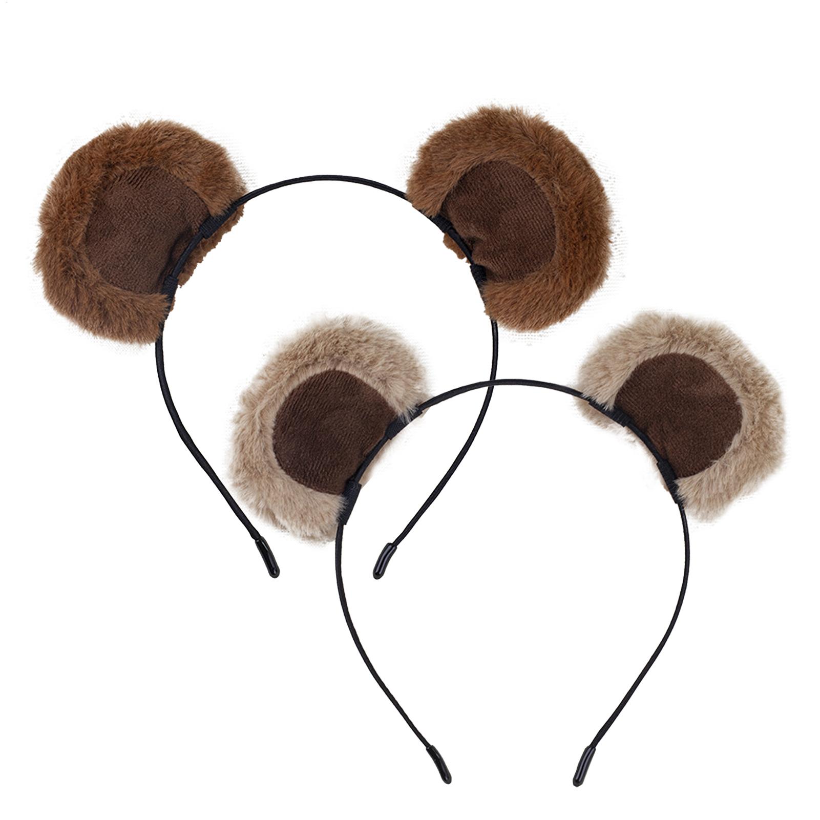 Travel Accessories For 6 Year Old - Diademas de peluche con orejas de
