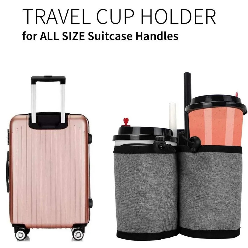 Travel Accessories Logo - Nuevo Portavasos para Maleta, Bolsa de