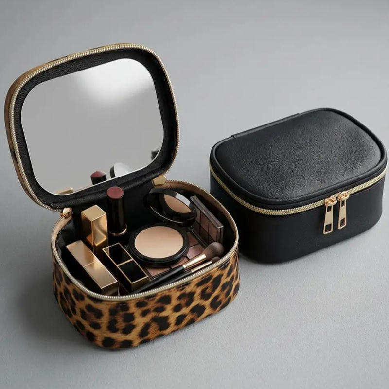 Travel Accessories Toiletry Bag - Bolsa de Maquillaje 2026 con Espejo,