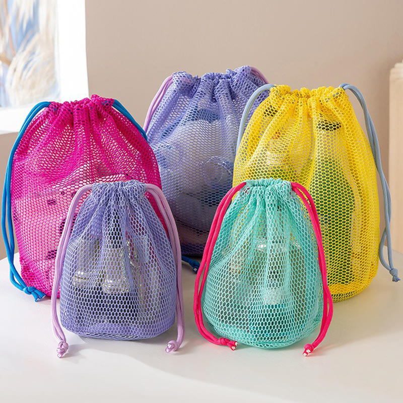 Travel Accessories Toiletry Bag - Bolsa de malla con cordón de