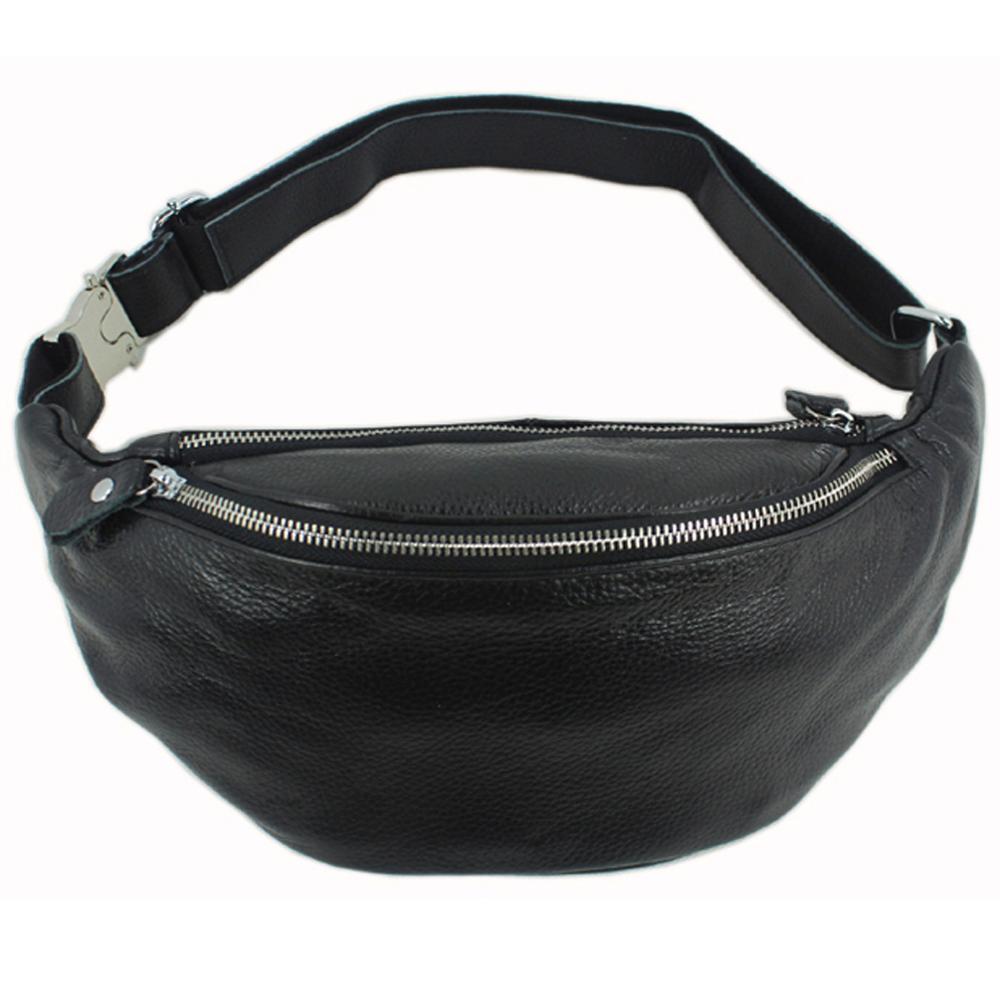Money Belt Hidden - Riñonera de cuero genuino de moda