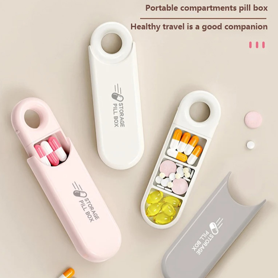First Aid Travel Kit - Estuche para medicamentos portátil colorido de