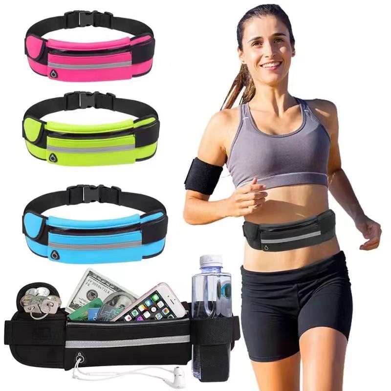 Money Belt Hidden - Bolsa para correr, cinturón, riñonera, entrenamiento,