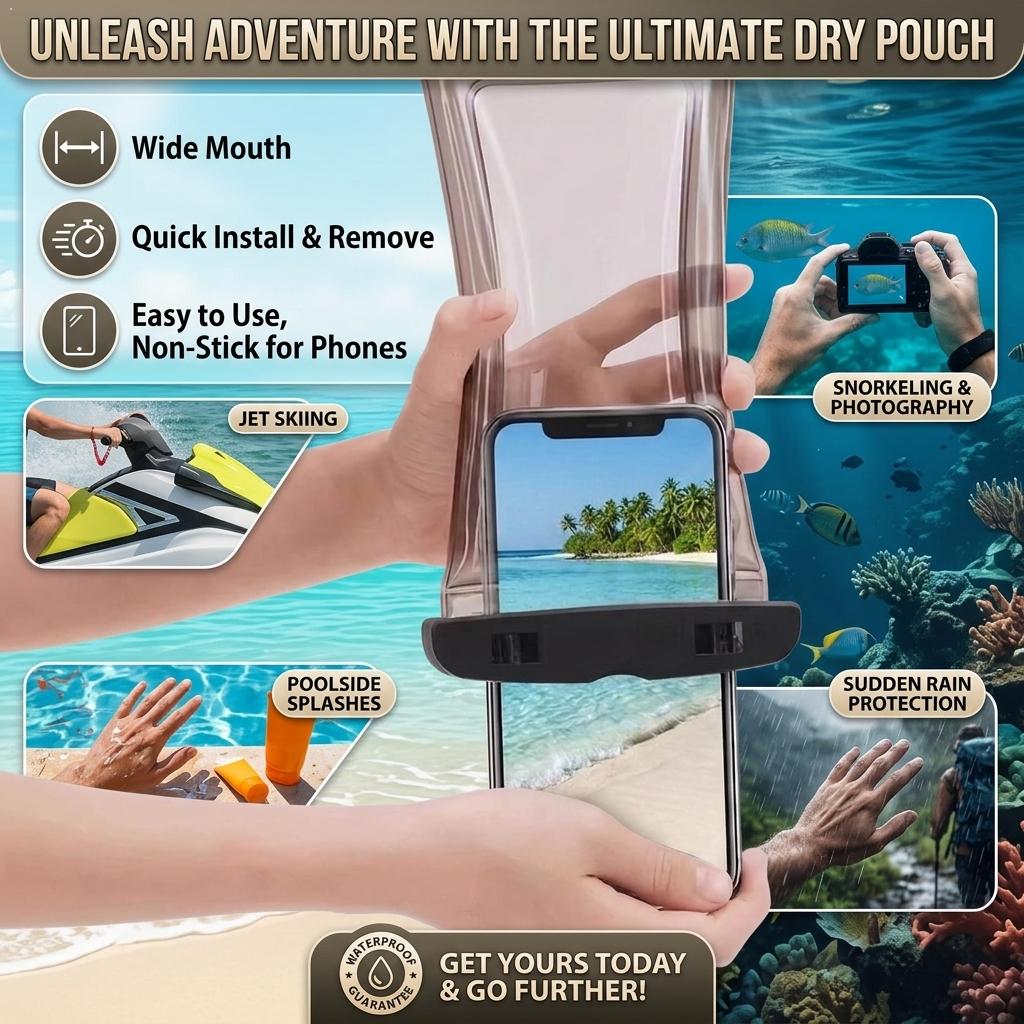 Travel Accessories And Bags - Funda Impermeable Transparente para Teléfono, Bolsa
