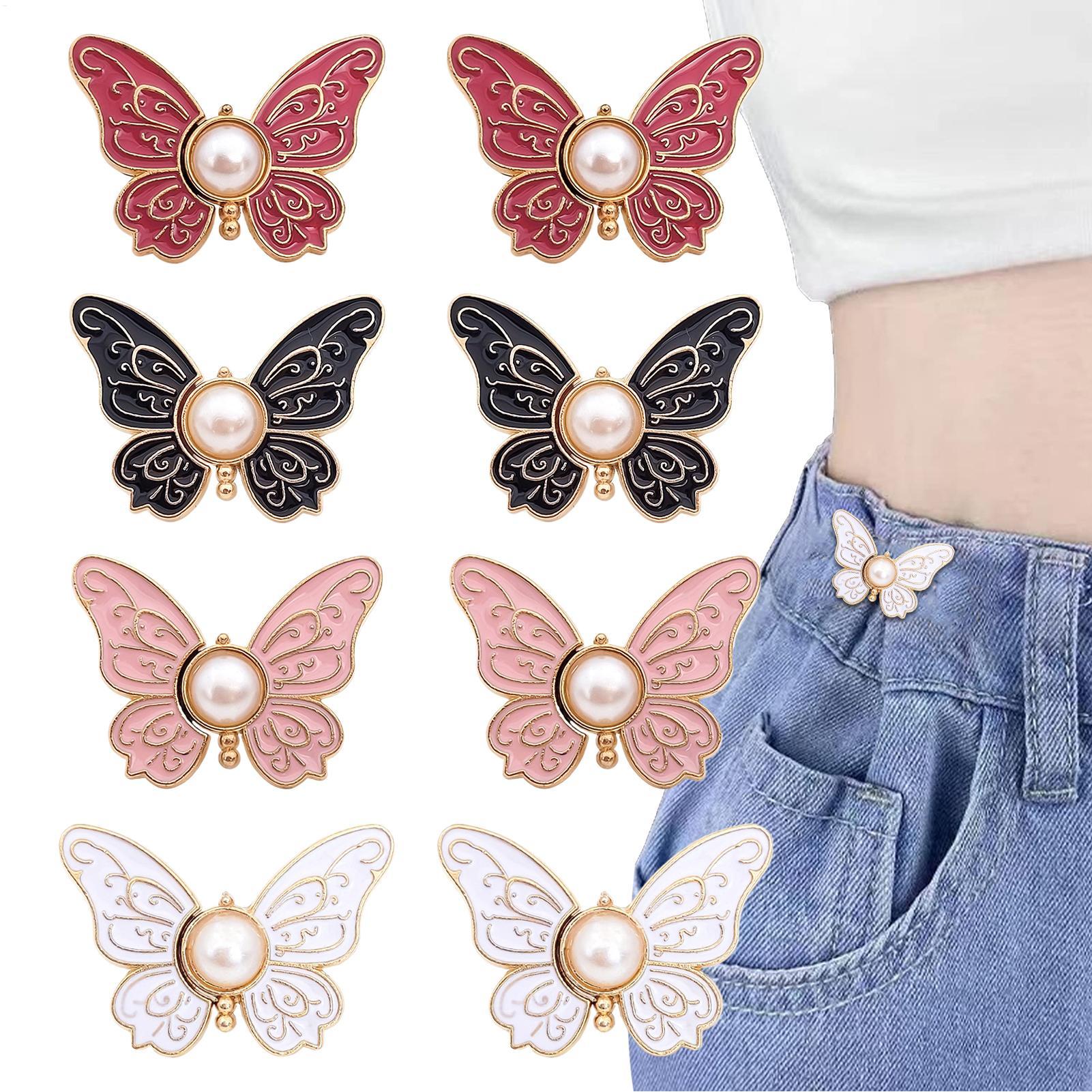 Travel Accessories To Sew - Botones Ajustables de Mariposa para Jeans,