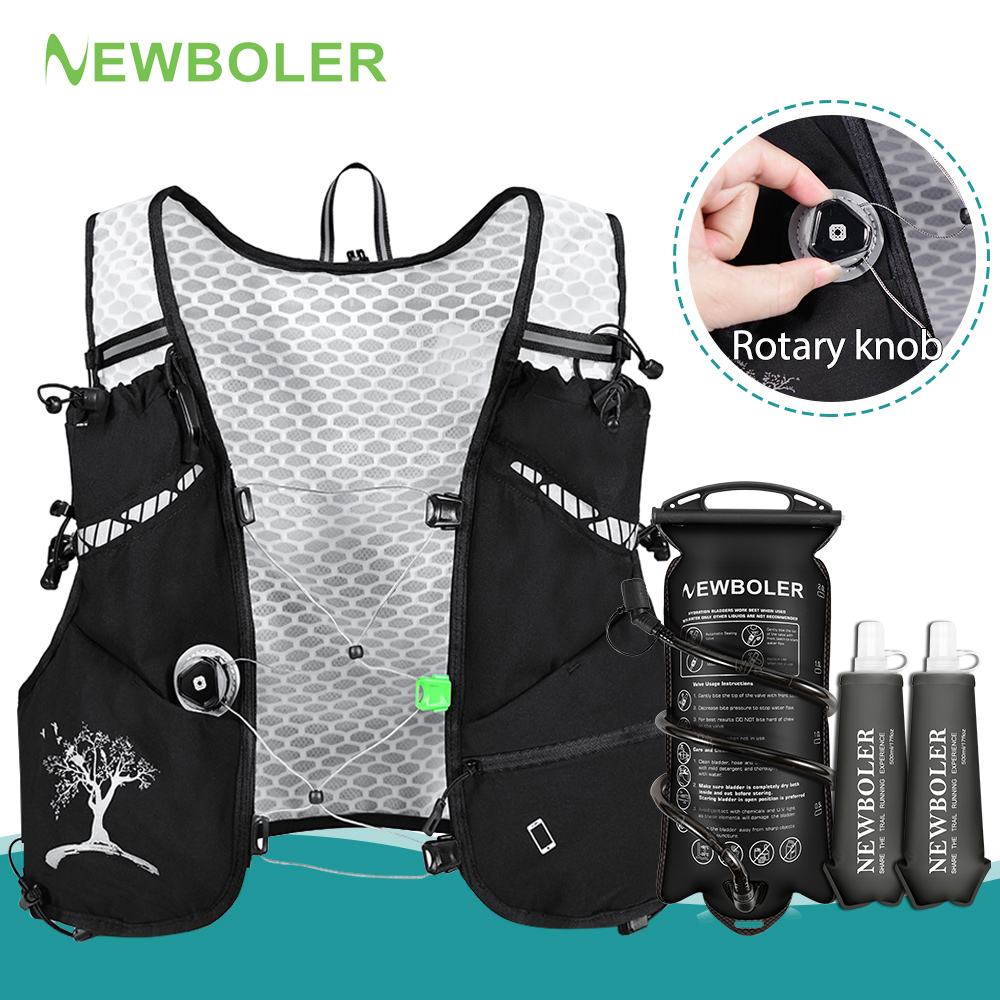 Hydration Pack Backpack - Mochila de Running NEWBOLER 8L para