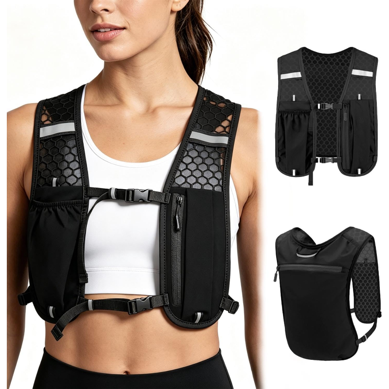 Hydration Pack Backpack - Chaleco de Hidratación WOOJACK, Mochila Ligera