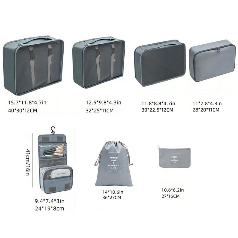Juego de Organizadores de Viaj - Travel Accessories Toiletry Bag reseña y precio