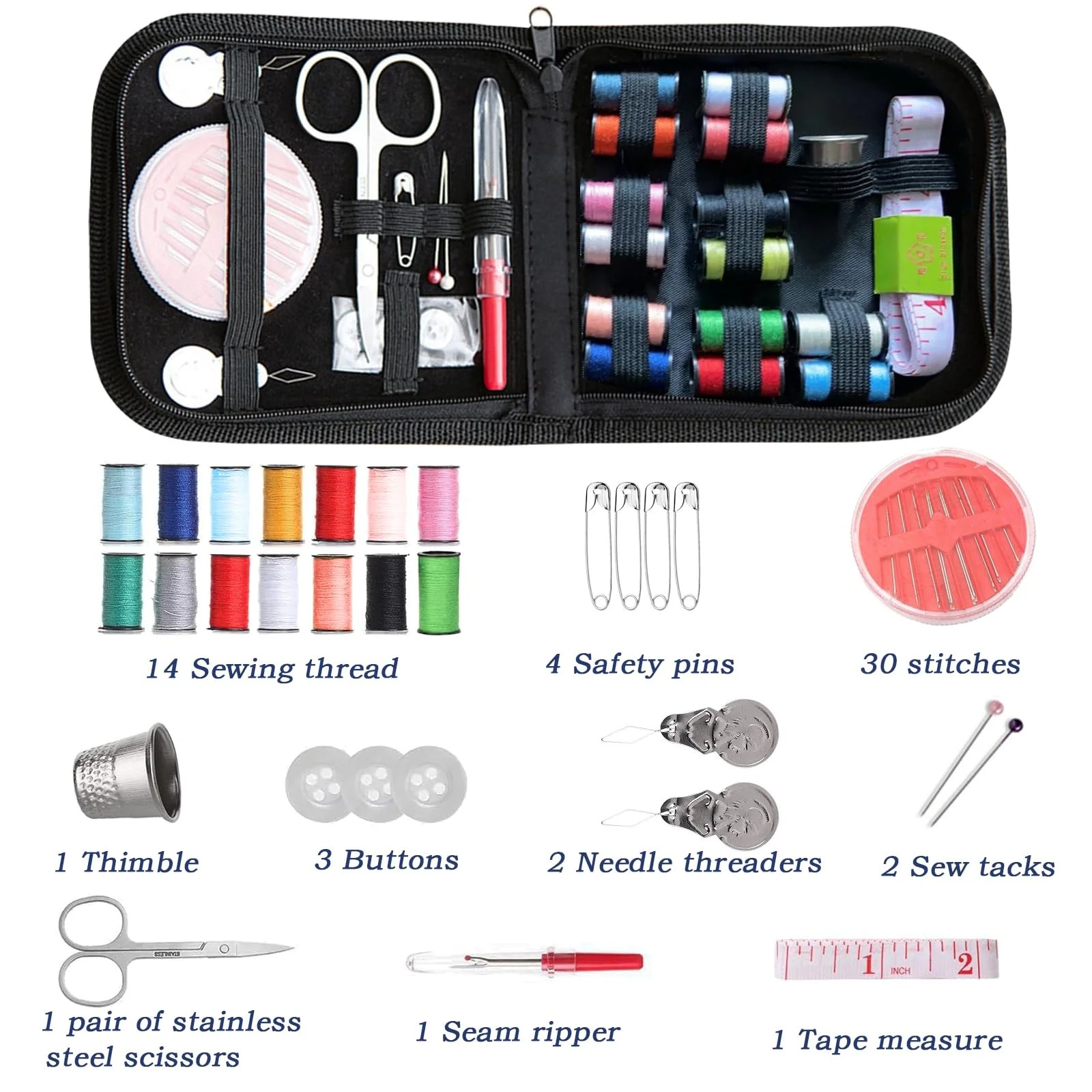 Kit de Costura de Viaje, Kit P - Travel Accessories To Sew reseña y precio