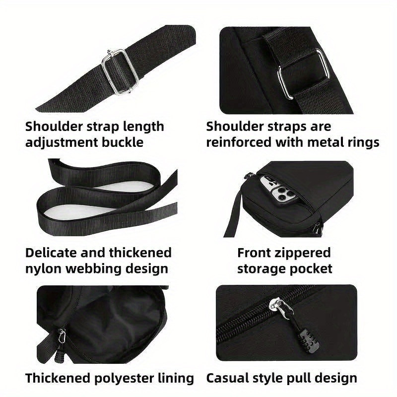 Bolso Bandolera de Lona con Di - Travel Accessories And Bags reseña y precio