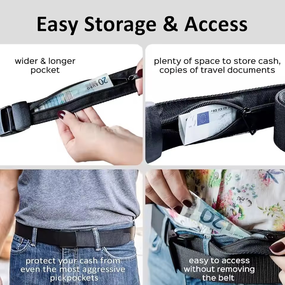 Nuevo cinturón antirrobo para  - Money Belt Hidden reseña y precio