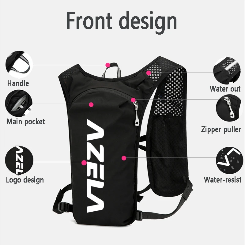 Mochila con chaleco de hidrata - Hydration Pack Backpack reseña y precio